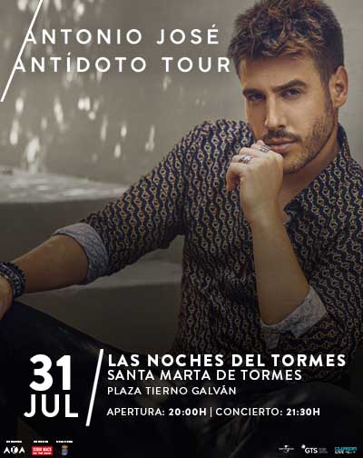 Concierto Antonio José -Antídoto Tour - Las Noches de Tormes en Salamanca