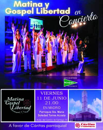 Concierto Matina y Gospel Libertad en Concierto en Madrid