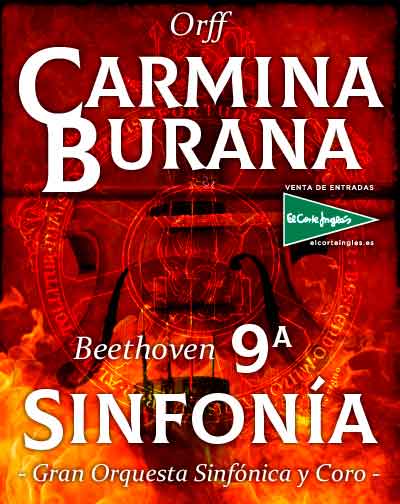 Carmina Burana, Orff 9ª Sinfonía en Valencia/València