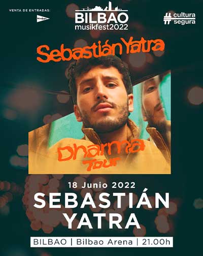 Sebastián Yatra - Bilbao Musik Fest en Bizkaia | Entradas El Corte Inglés