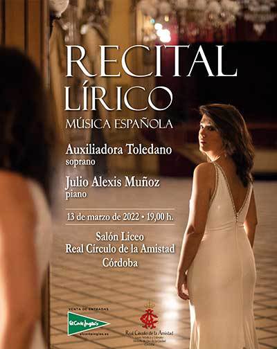 Concierto Recital Lírico Auxiliadora Toledano en Córdoba