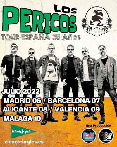 Concierto Los Pericos - Tour España 35 Años en Valencia/Valéncia