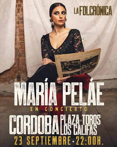 Concierto María Peláe - Gira La Folcrónica en Córdoba
