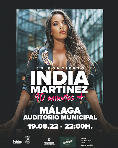 Concierto India Martínez en Málaga