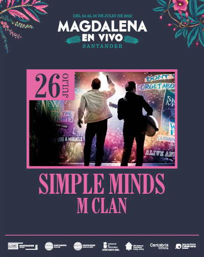 Concierto Simple Minds + M Clan Magdalena en Vivo en Cantabria