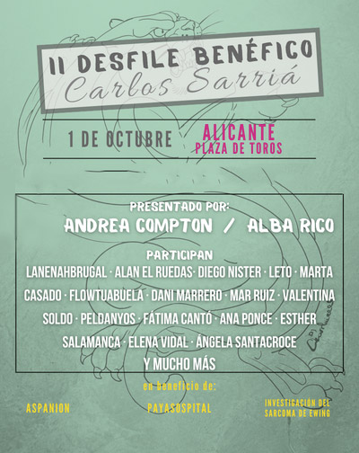 Entradas II Desfile Benéfico Carlos Sarriá en Alicante/Alacant
