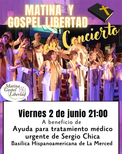 Concierto Matina Y Gospel Libertad en Madrid
