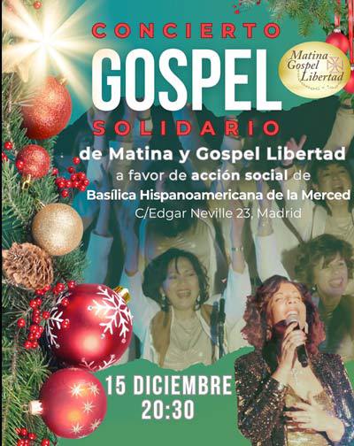 Concierto Concierto Gospel Solidario de Navidad en Madrid