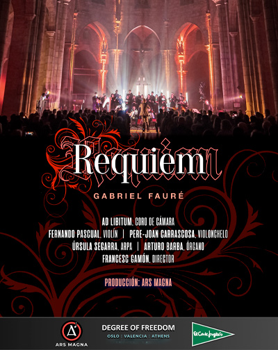 Concierto Requiem de Fauré en Valencia/Valéncia
