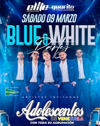 Reggaeton Trap Vestimenta Mujeres Concierto Blue And White Party