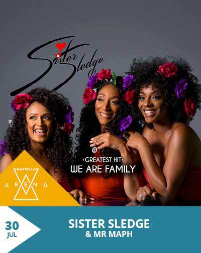 Concierto Sister Sledge - We Are Family en Málaga
