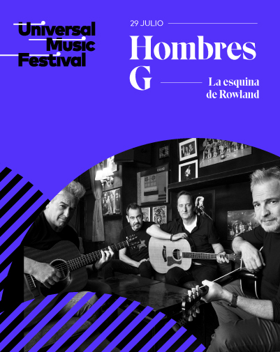 Concierto Hombres G - Universal Music Festival 2022 en Madrid