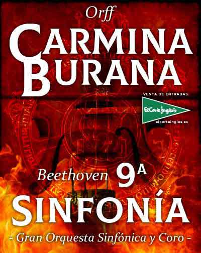 Concierto Carmina Burana, Orff 9ª Sinfonía en Cáceres