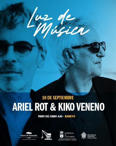 Concierto Kiko Veneno+Ariel Rot-Festival Luz de Música en Cantabria