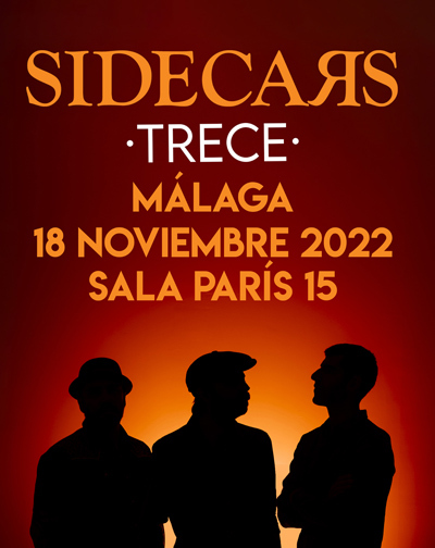Concierto Sidecars en Málaga