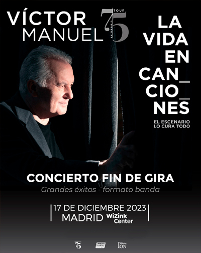 Concierto Víctor Manuel - Tour 75 Aniversario en Madrid