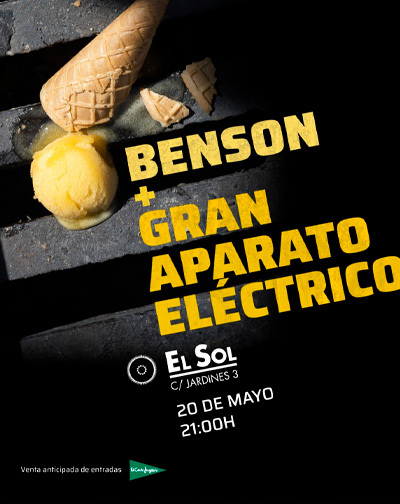 Concierto Benson + Gran Aparato Eléctrico en Madrid