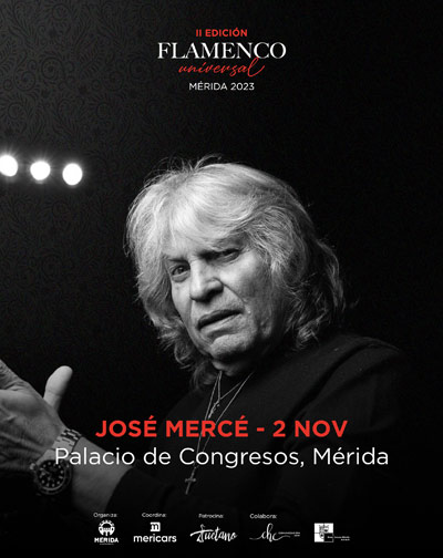 Concierto José Mercé - II Edición Flamenco Universal, Mérida en Badajoz
