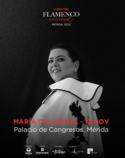 Concierto María Del Monte - 2ª Edición - Flamenco Universal, Mérida en Badajoz