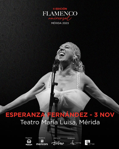 Concierto Esperanza Fernández - II Edición Flamenco Universal, Mérida en Badajoz