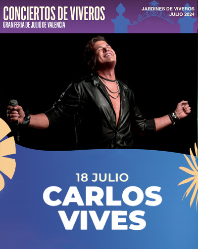 Concierto Carlos Vives - El Rock de mi pueblo vive en Valencia/València