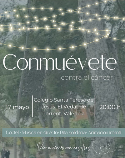 Concierto Cena-Coctel Benéfico. Conmuevete Contra el Cancer en Valencia/Valéncia