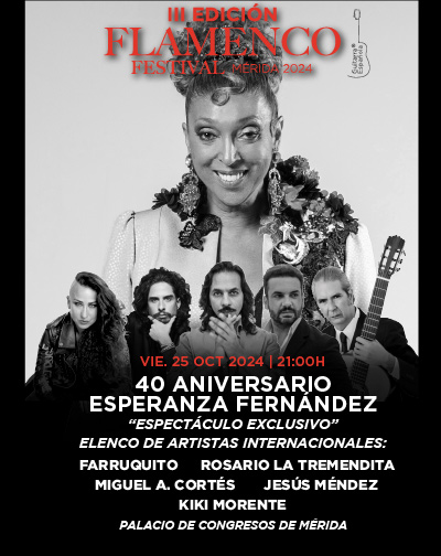 Festival Esperanza Fernandez - Festival Flamenco Mérida Guitara Española en Badajoz