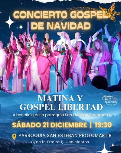 Concierto Concierto Gospel Solidario de Navidad en Madrid