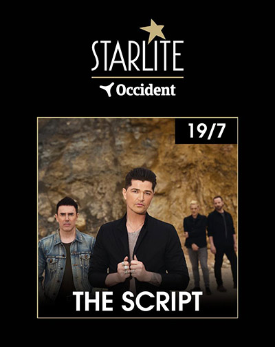 Concierto The Script - Starlite Occident 2025 en Málaga