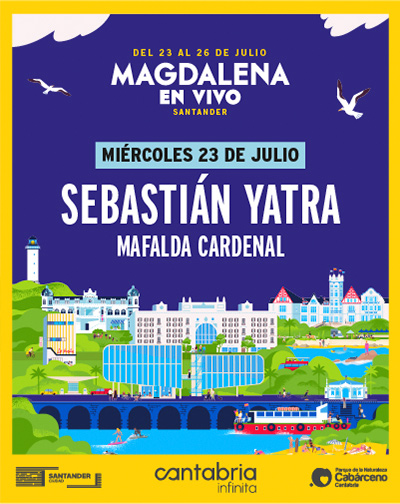 Concierto Sebastián Yatra y Mafalda Cardenal - Magdalena en Vivo en Cantabria