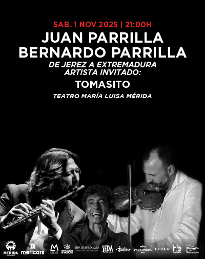 Concierto Juan Parrilla y Bernardo Parrilla: De Jerez a Extremadura - Festival Flamenco de Mérida en Badajoz