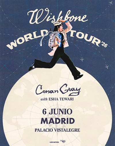 Concierto Conan Gray - Wishbone World Tour en Madrid
