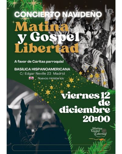 Concierto Matina y Gospel Libertad en Concierto en Madrid