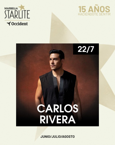 Concierto Carlos Rivera - Starlite Occident 2026 en Málaga