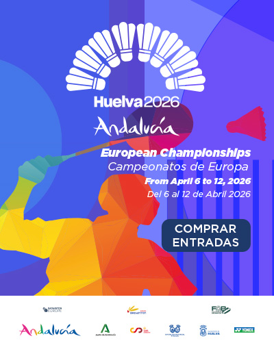 Entradas Badminton European Championships 2026 - Entradas de día / Daily Tickets en Huelva