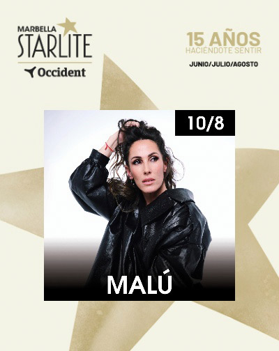 Concierto Malú - Starlite Occident 2026 en Málaga