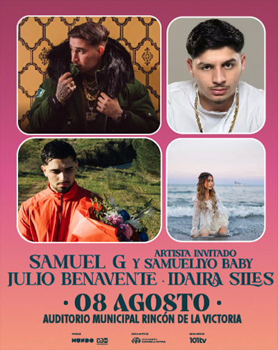 Samuel G + RV Fest en Auditorio Municipal del Rincón de la Victoria