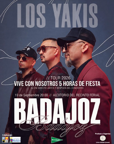 Los Yakis en Auditorio del Recinto Ferial de Badajoz