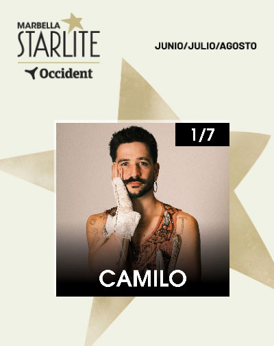 Concierto Camilo - Starlite Occident 2027 en Málaga