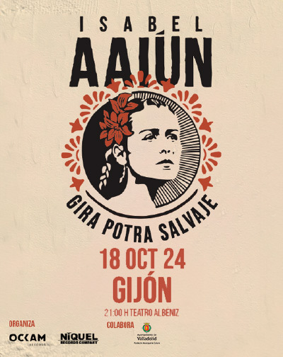 Concierto Isabel Aaiún - Gira Potra Salvaje en Asturias