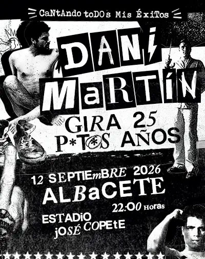 Dani Martín en Estadio José Copete
