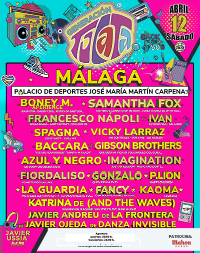 Concierto Generación Tocata 80's en Málaga