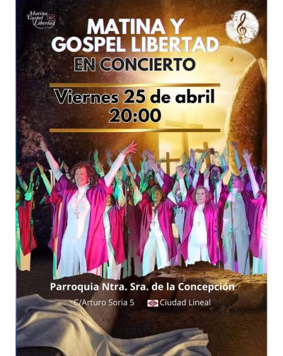 Concierto Matina y Gospel Libertad en Concierto en Madrid