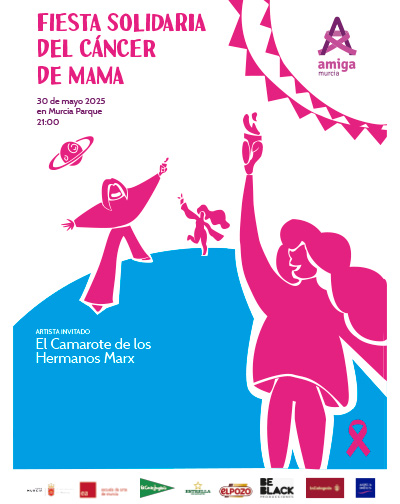 Entradas XVII Fiesta Solidaria del Cáncer de Mama en Murcia