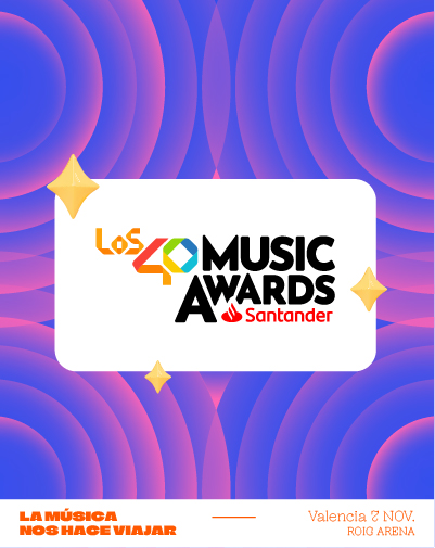 Concierto Los40 Music Awards Santander 2025 en Valencia/Valéncia