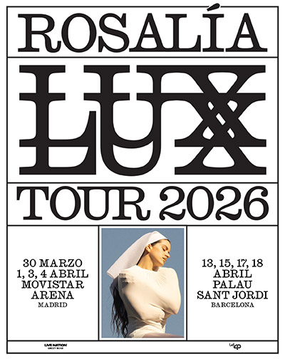 Concierto Rosalía - Lux Tour 2026 en Barcelona