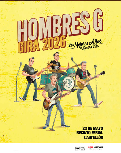 Concierto Hombres G - Los Mejores Años de Nuestra Vida en Castellón/Castelló