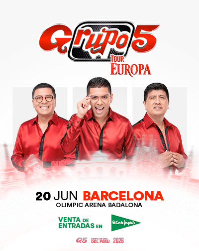 Concierto Grupo5 - Tour Europa en Barcelona