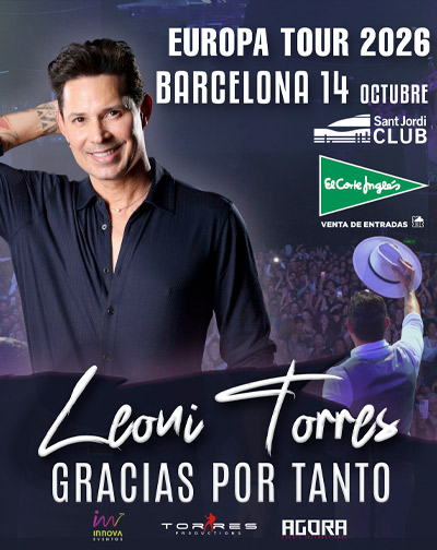 Leoni Torres en Palau Sant Jordi