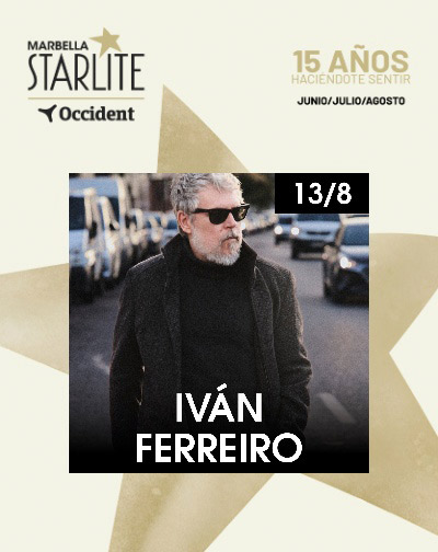 Concierto Iván Ferreiro - Starlite Occident 2026 en Málaga